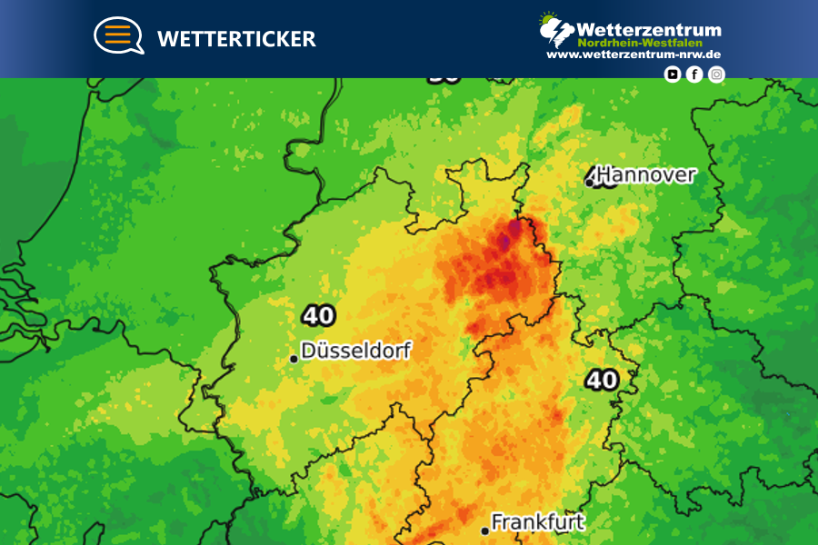 Spannende Wetterlage: Böenlinie mit teils schweren Sturmböen.