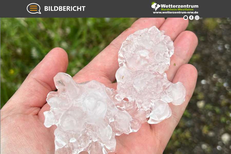 31.05.25 | Superzelle mit Großhagel im Westen von NRW