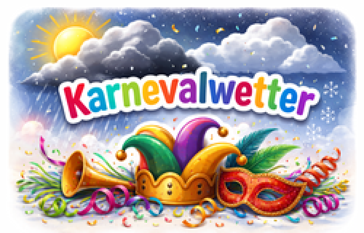 Karnevalswetter in NRW – von mild und nass bis winterlich kühl