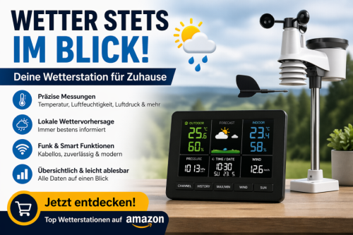 Wetterstationen auf Amazon kaufen*